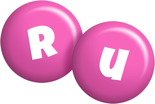 Ru candy-pink logo