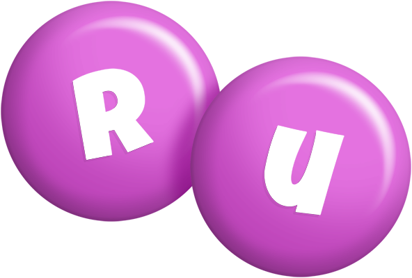 Ru candy-purple logo