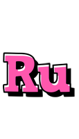 Ru girlish logo