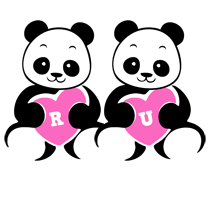 Ru love-panda logo
