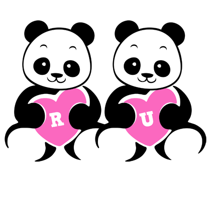 Ru love-panda logo