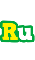 Ru soccer logo