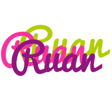 Ruan flowers logo