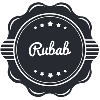 Rubab badge logo