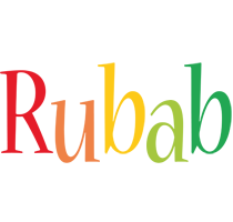 Rubab birthday logo