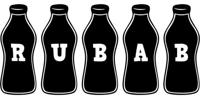 Rubab bottle logo