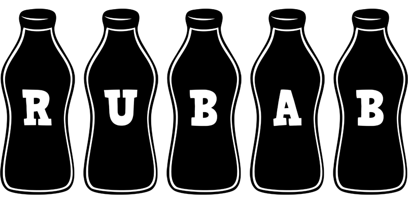 Rubab bottle logo