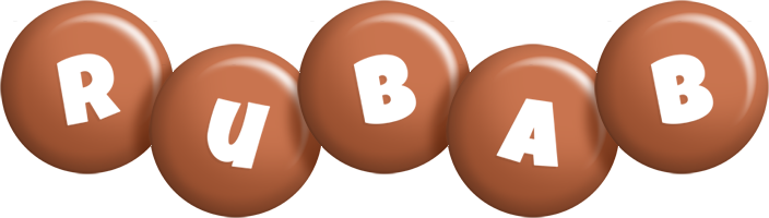 Rubab candy-brown logo