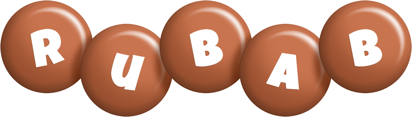 Rubab candy-brown logo