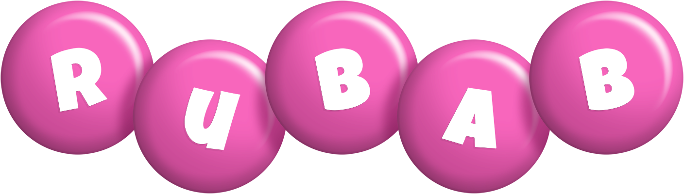 Rubab candy-pink logo