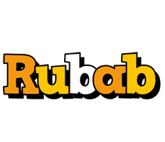 Rubab cartoon logo