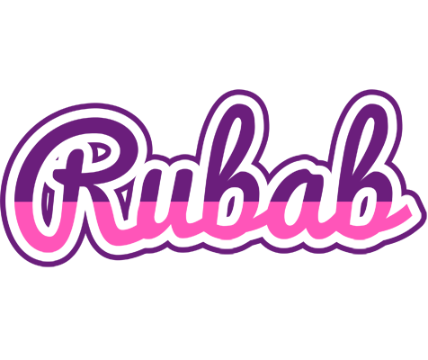 Rubab cheerful logo