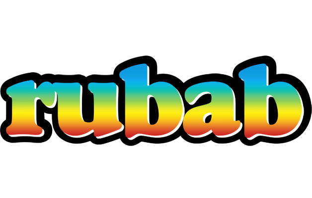 Rubab color logo