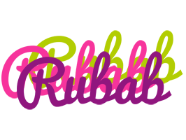 Rubab flowers logo