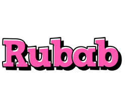 Rubab girlish logo