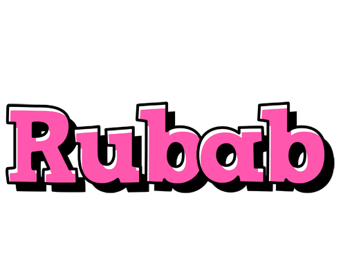 Rubab girlish logo