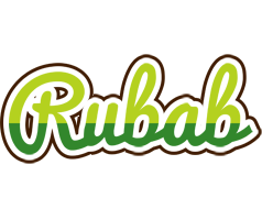 Rubab golfing logo