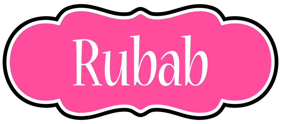 Rubab invitation logo