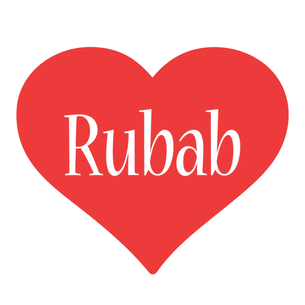 Rubab love logo