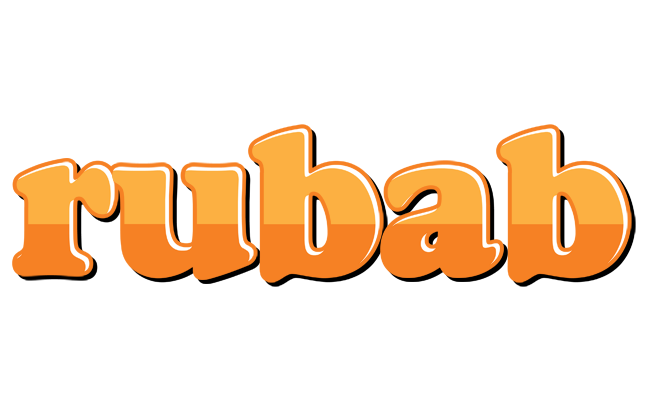 Rubab orange logo