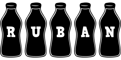 Ruban bottle logo