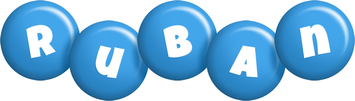 Ruban candy-blue logo