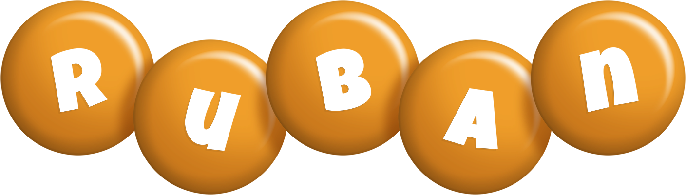 Ruban candy-orange logo