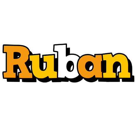 Ruban cartoon logo