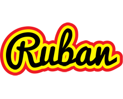 Ruban flaming logo