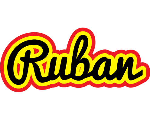 Ruban flaming logo