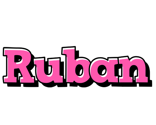 Ruban girlish logo