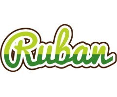 Ruban golfing logo