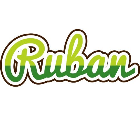 Ruban golfing logo