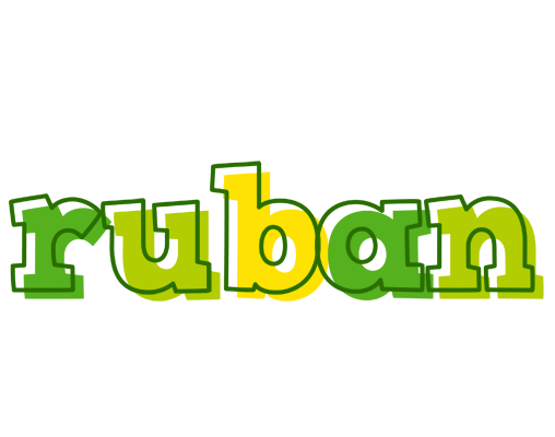 Ruban juice logo