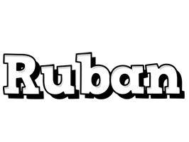 Ruban snowing logo