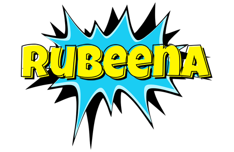 Rubeena amazing logo