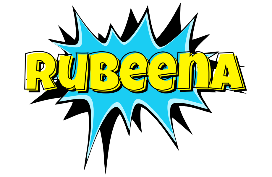 Rubeena amazing logo