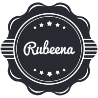 Rubeena badge logo