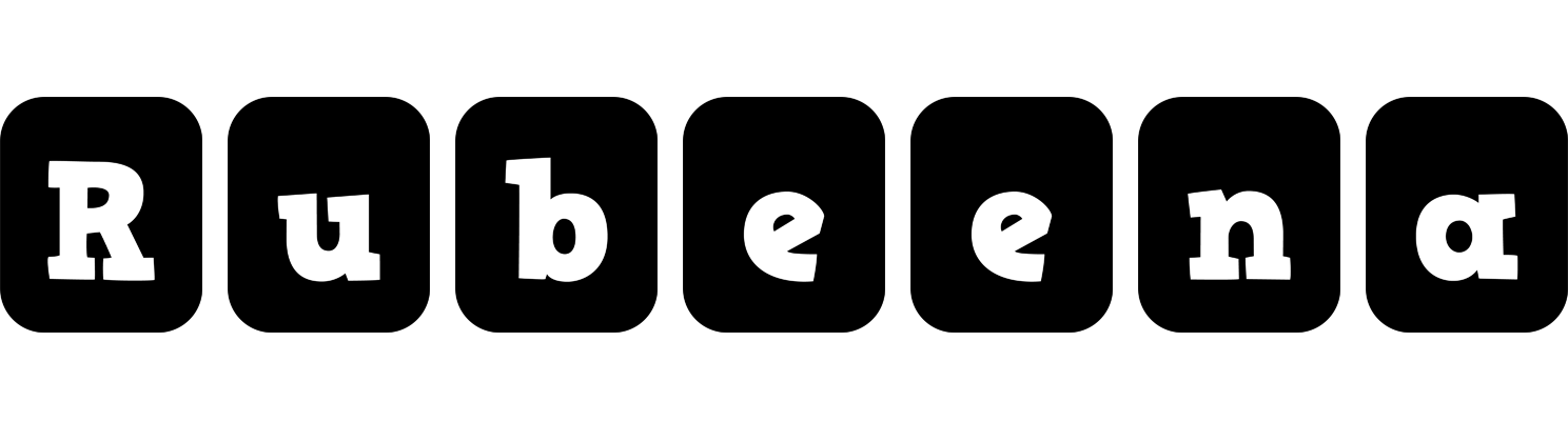 Rubeena box logo