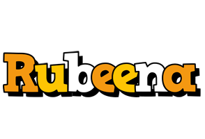 Rubeena cartoon logo