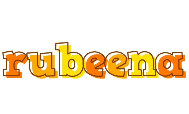 Rubeena desert logo