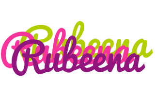 Rubeena flowers logo