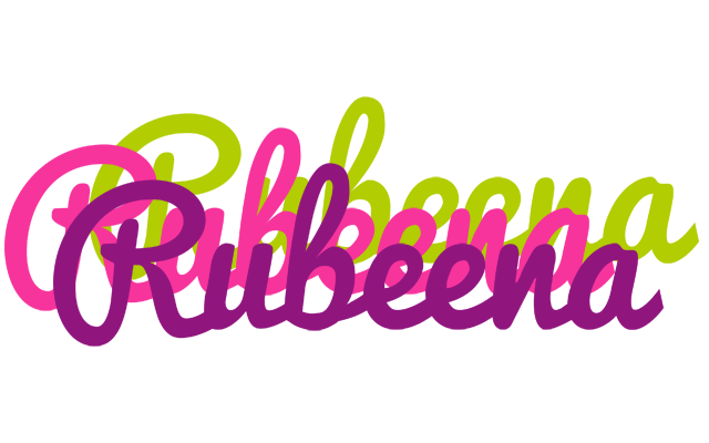 Rubeena flowers logo