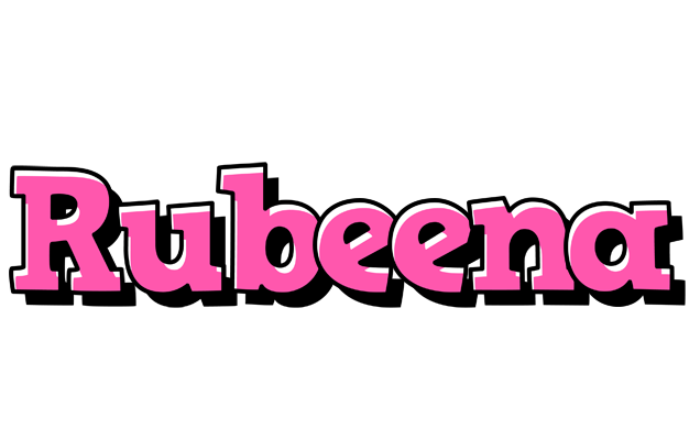 Rubeena girlish logo