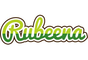 Rubeena golfing logo