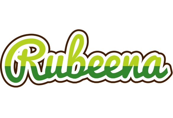 Rubeena golfing logo