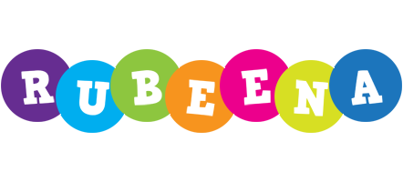 Rubeena happy logo