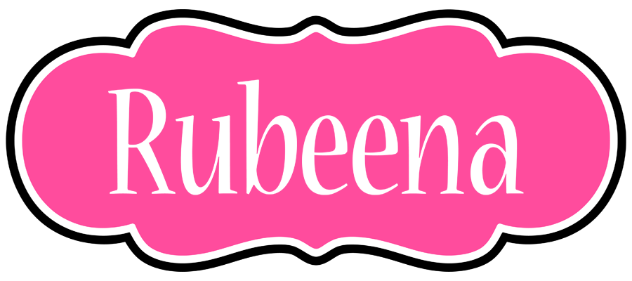 Rubeena invitation logo