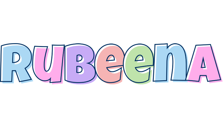 Rubeena pastel logo