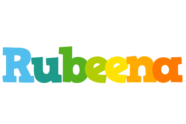 Rubeena rainbows logo